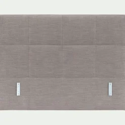Tête de lit en tissu L154xl111cm - gris