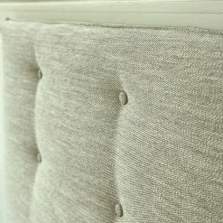 Tête de lit en tissu texturé 160cm - écru