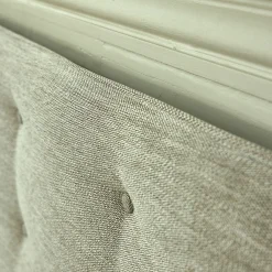 Tête de lit en tissu texturé 160cm - écru