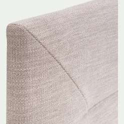 Tête de lit matelassée en tissu 160cm - écru