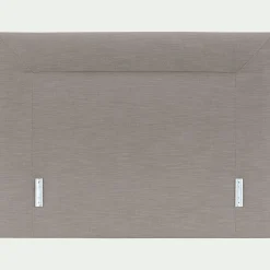 Tête de lit matelassée en tissu 160cm - gris granite