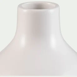 Vase boule en céramique H35cm - blanc ventoux