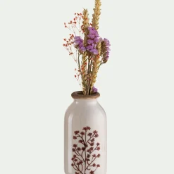Vase classique en céramique H15,3cm - blanc