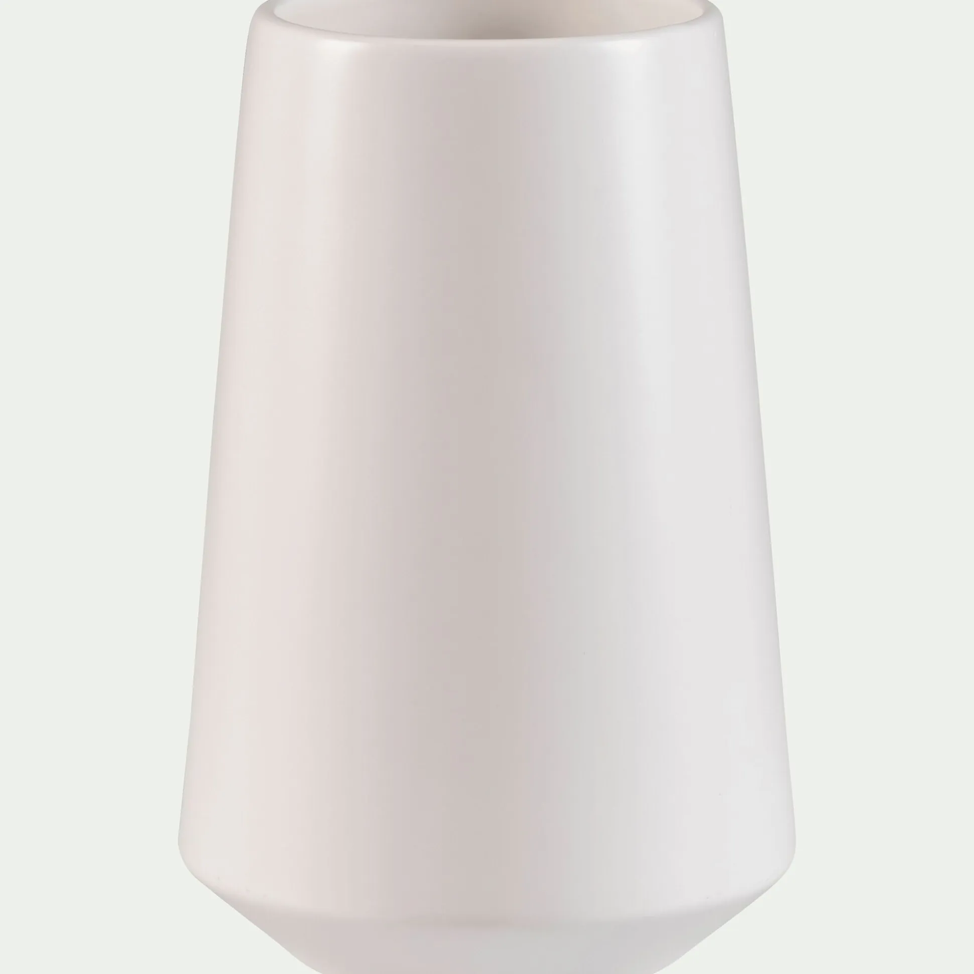 Vase classique en faïence H25cm - blanc ventoux