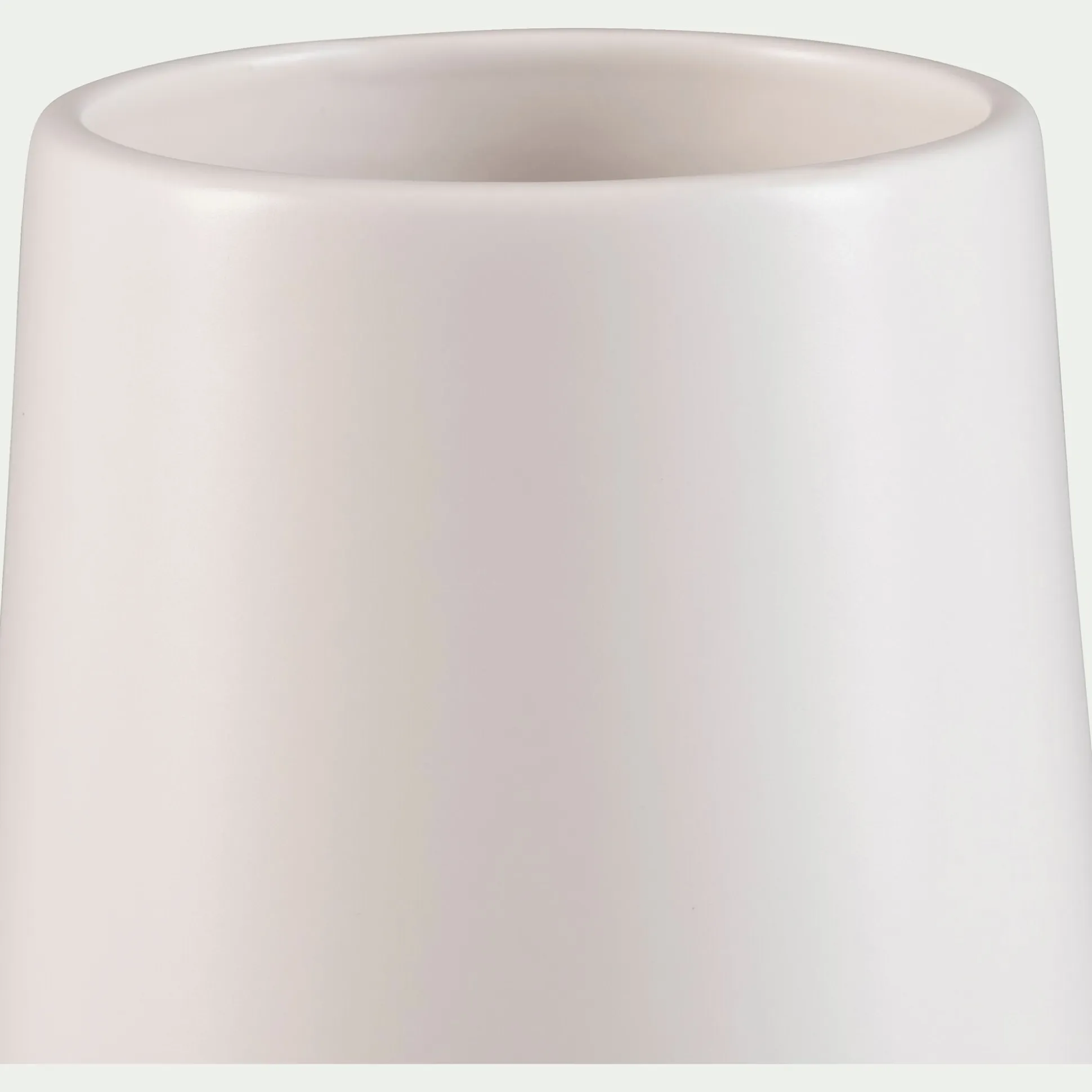 Vase classique en faïence H25cm - blanc ventoux