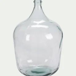 Vase dame-jeanne en verre H57cm - transparent