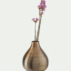 Vase en fer H9cm - doré