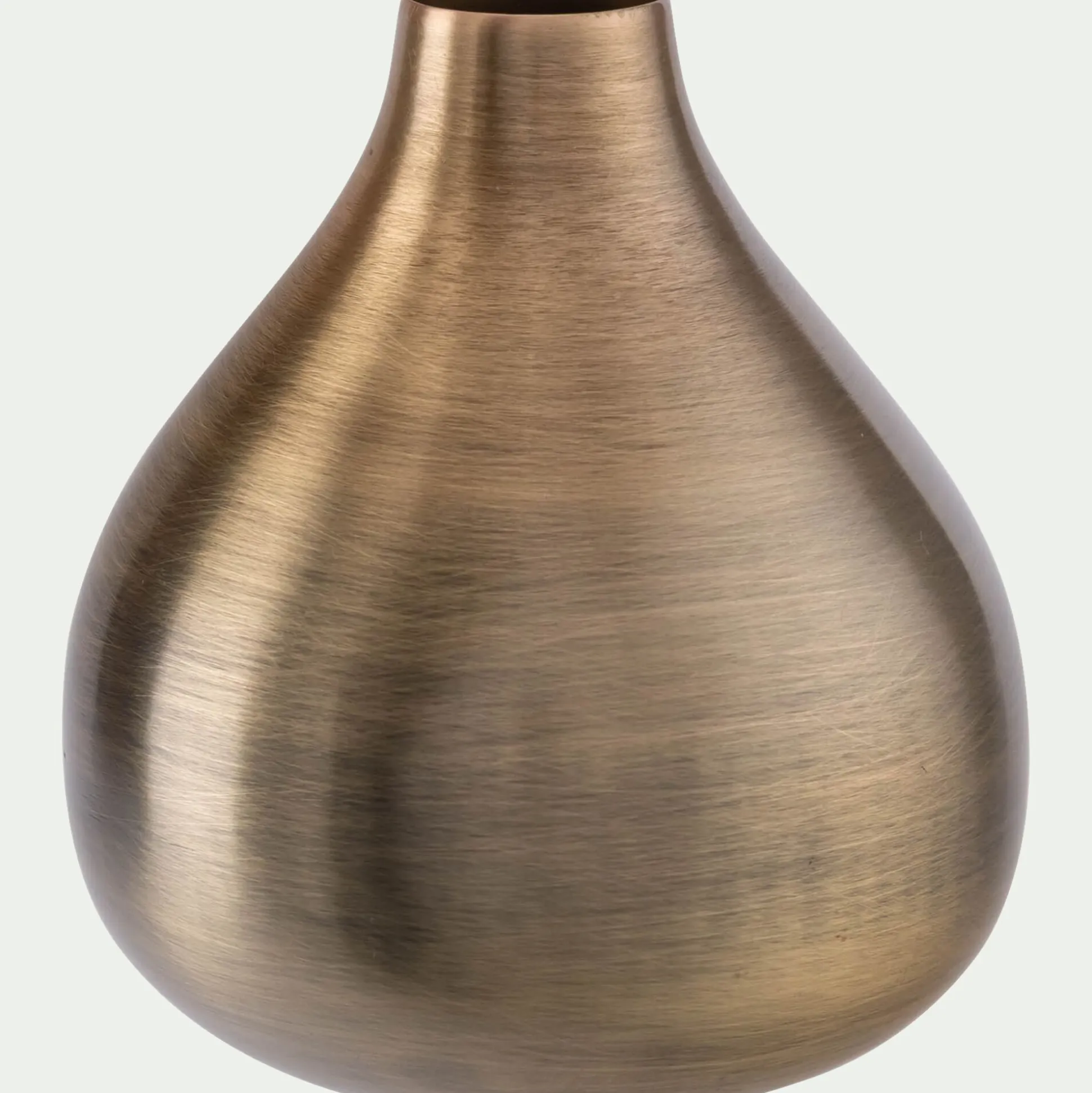 Vase en fer H9cm - doré