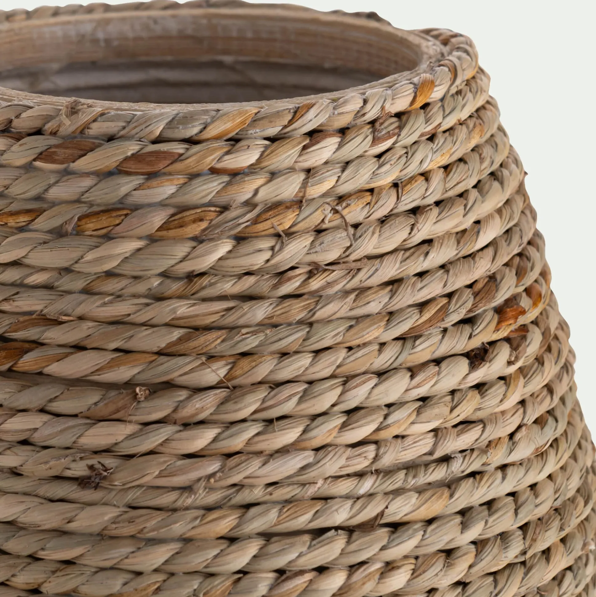 Vase en jonc de mer H23cm - naturel
