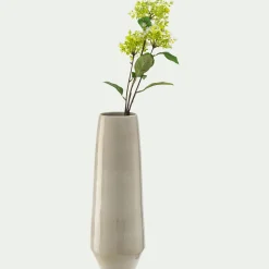 Vase tube en céramique H45cm - beige
