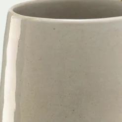 Vase tube en céramique H45cm - beige