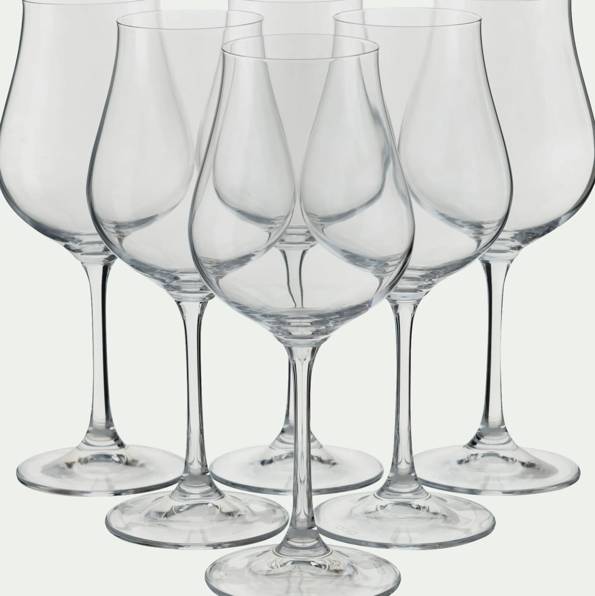 Verre a pied en verre 40cl - transparent