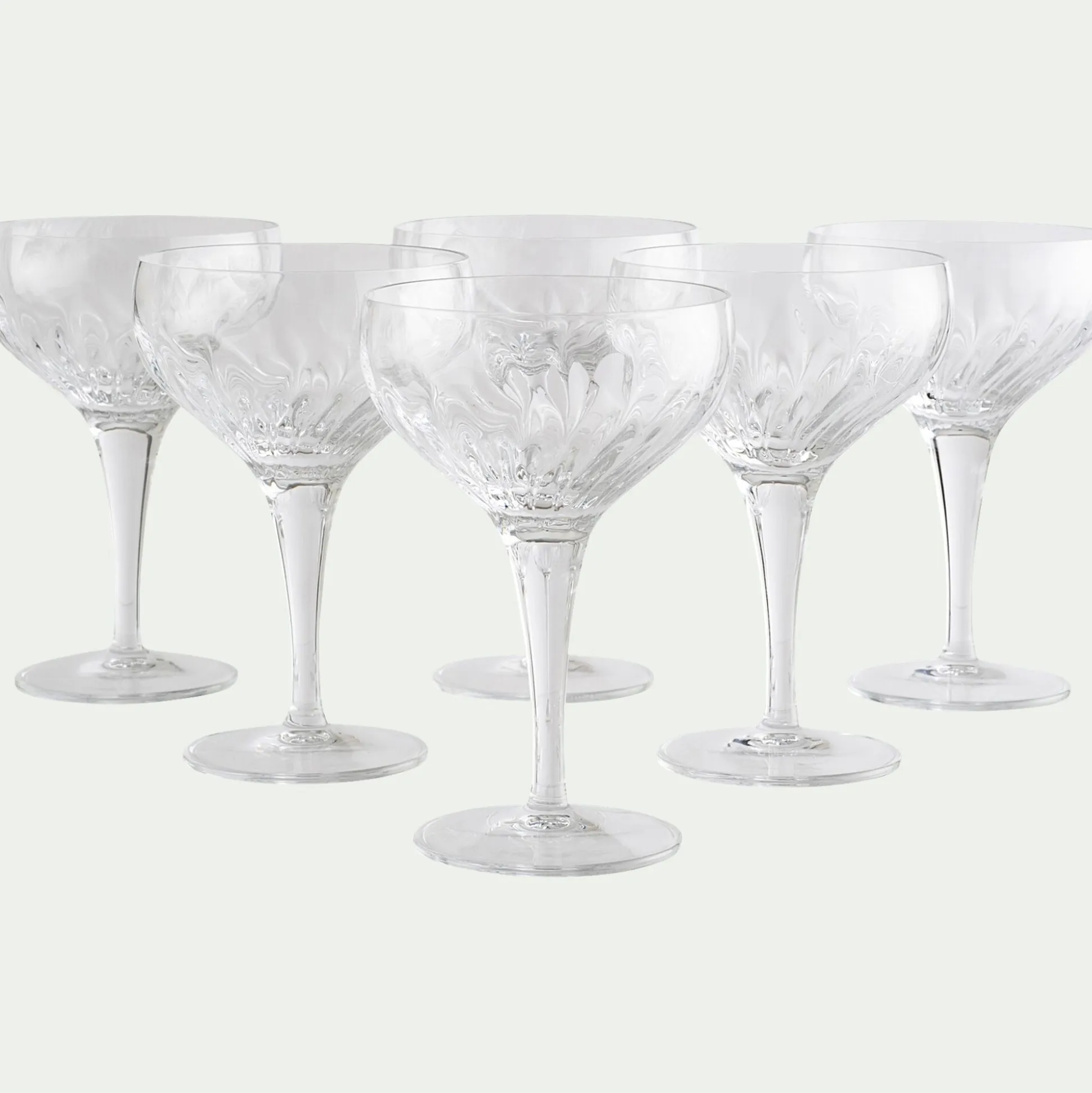Verre à cocktail en cristallin 22cl - transparent