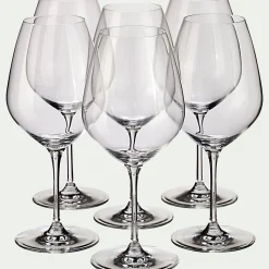 Verre à pied en cristallin 57cl - transparent