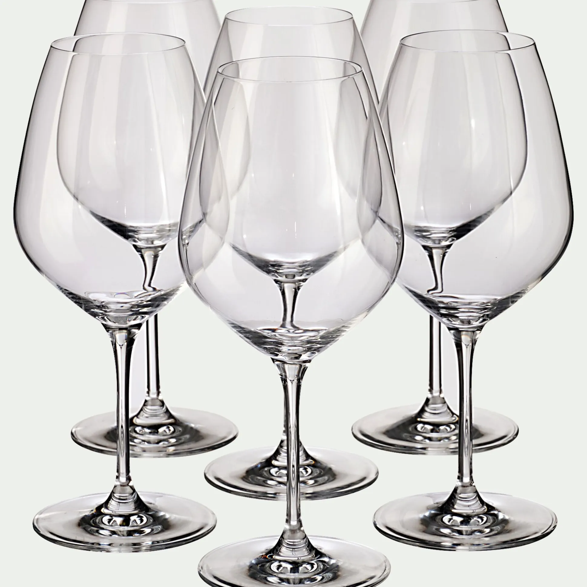 Verre à pied en cristallin 57cl - transparent