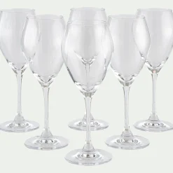 Verre à pied en verre 32cl - transparent