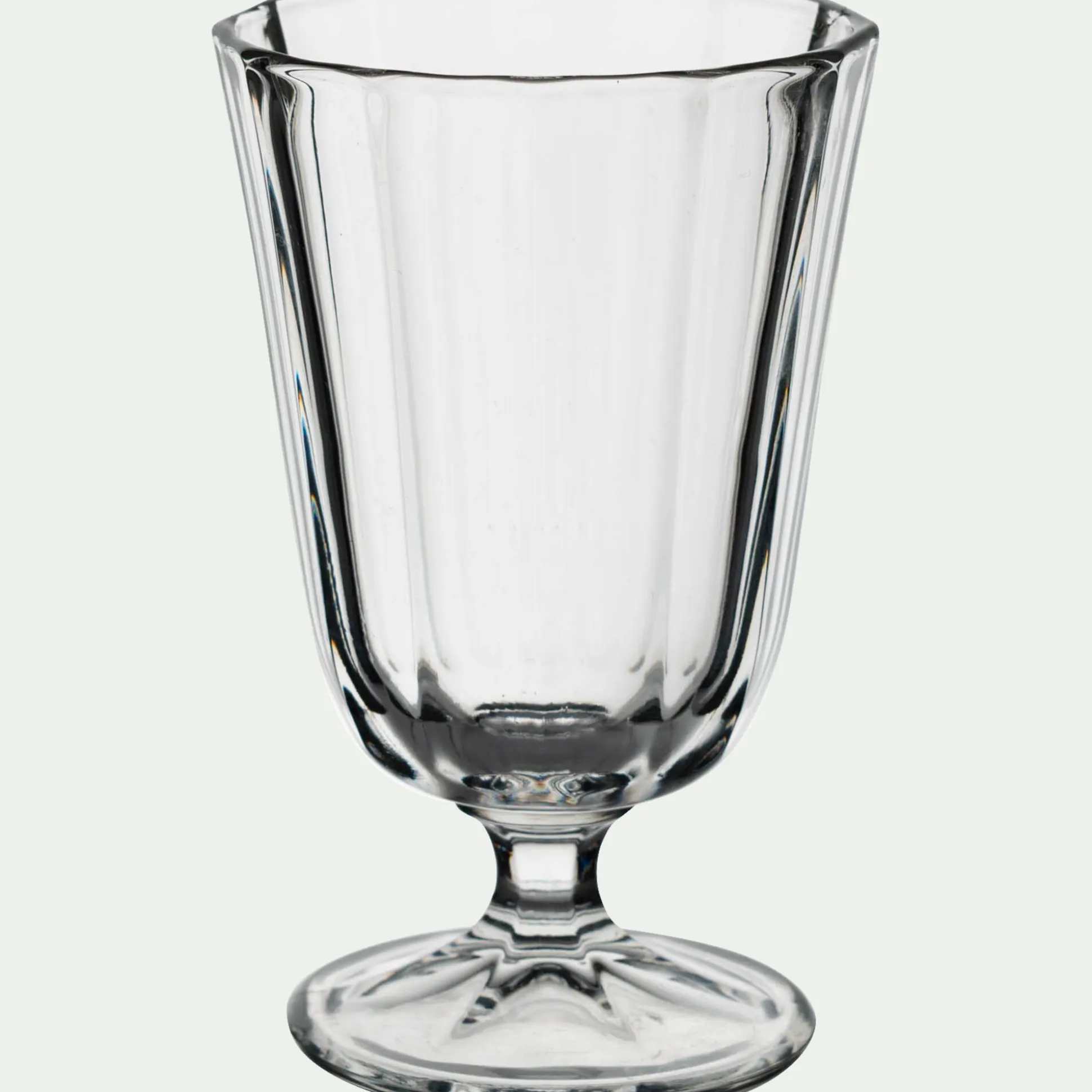 Verre à pied en verre 19cl - transparent