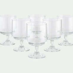 Verre à vin en verre 22cl - transparent