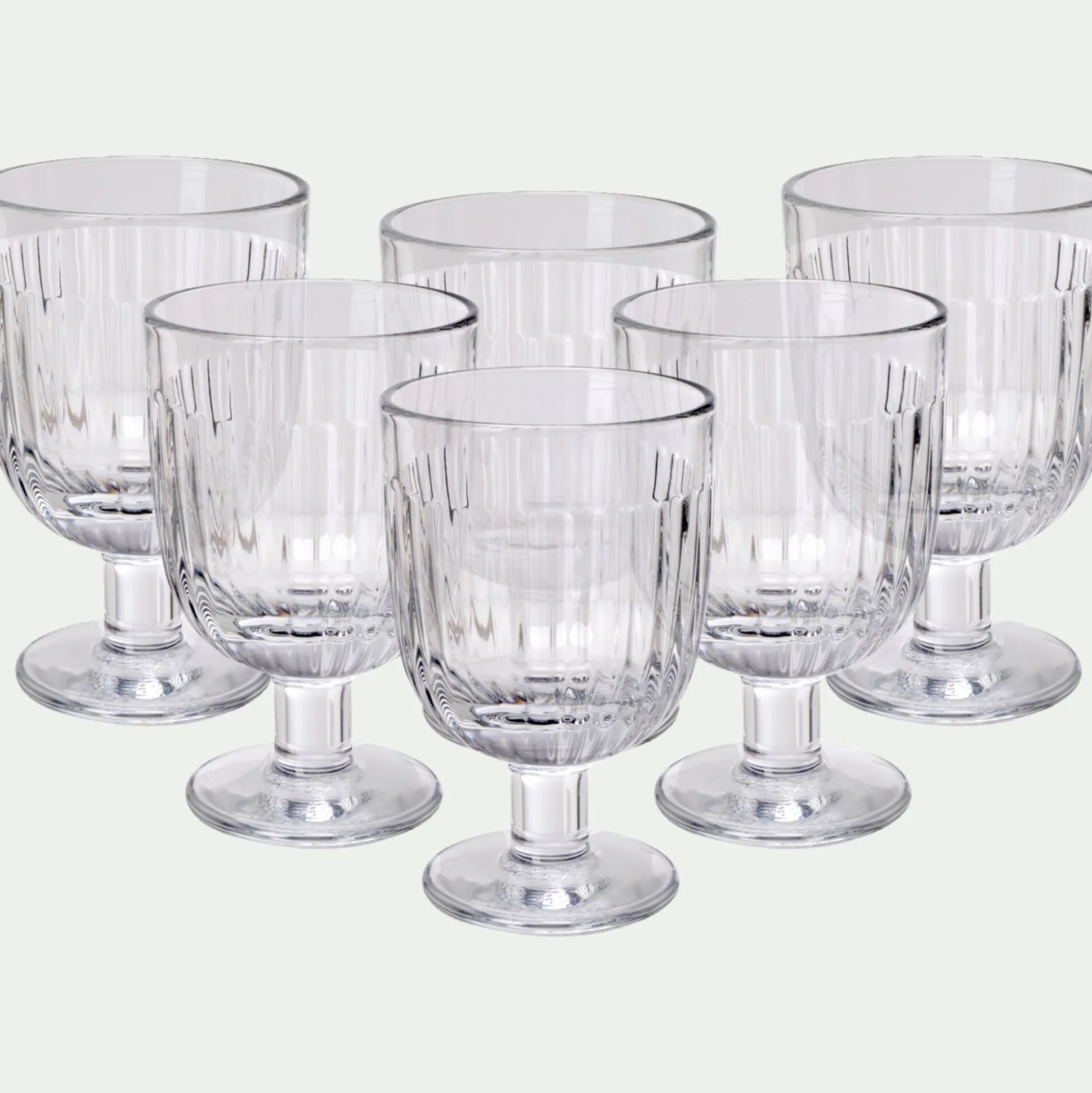 Verre à vin en verre sodocalcique 22cl - transparent