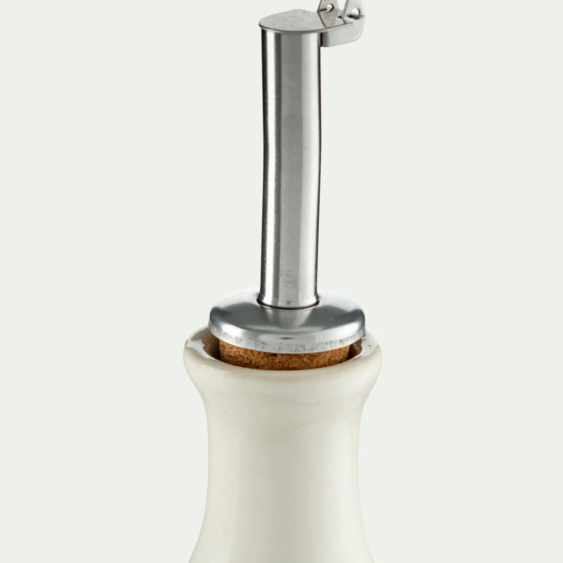 Vinaigrier en céramique - blanc