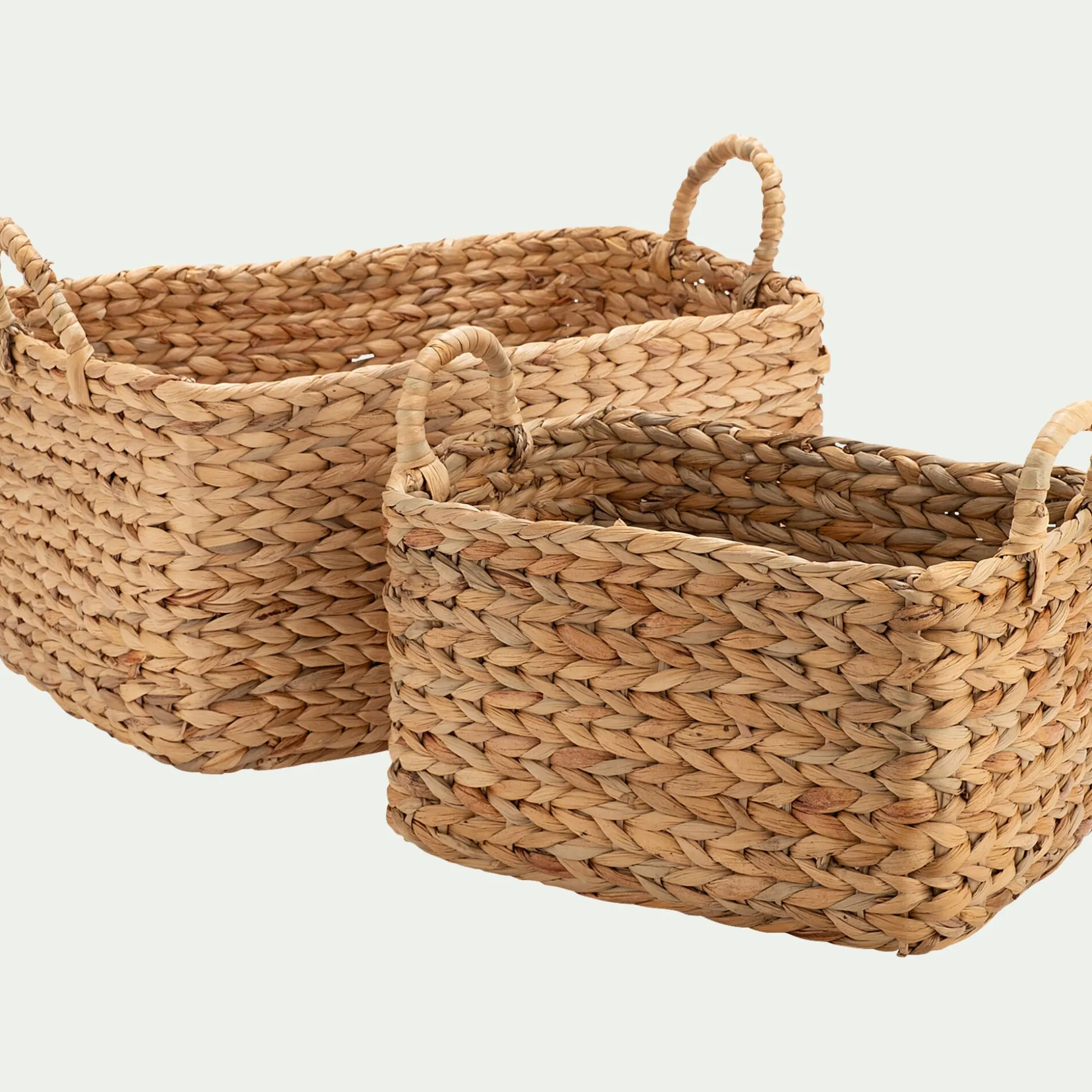 X-SACHA PANIER EN JACINTHE D'EAU GM 47X26X34 S2